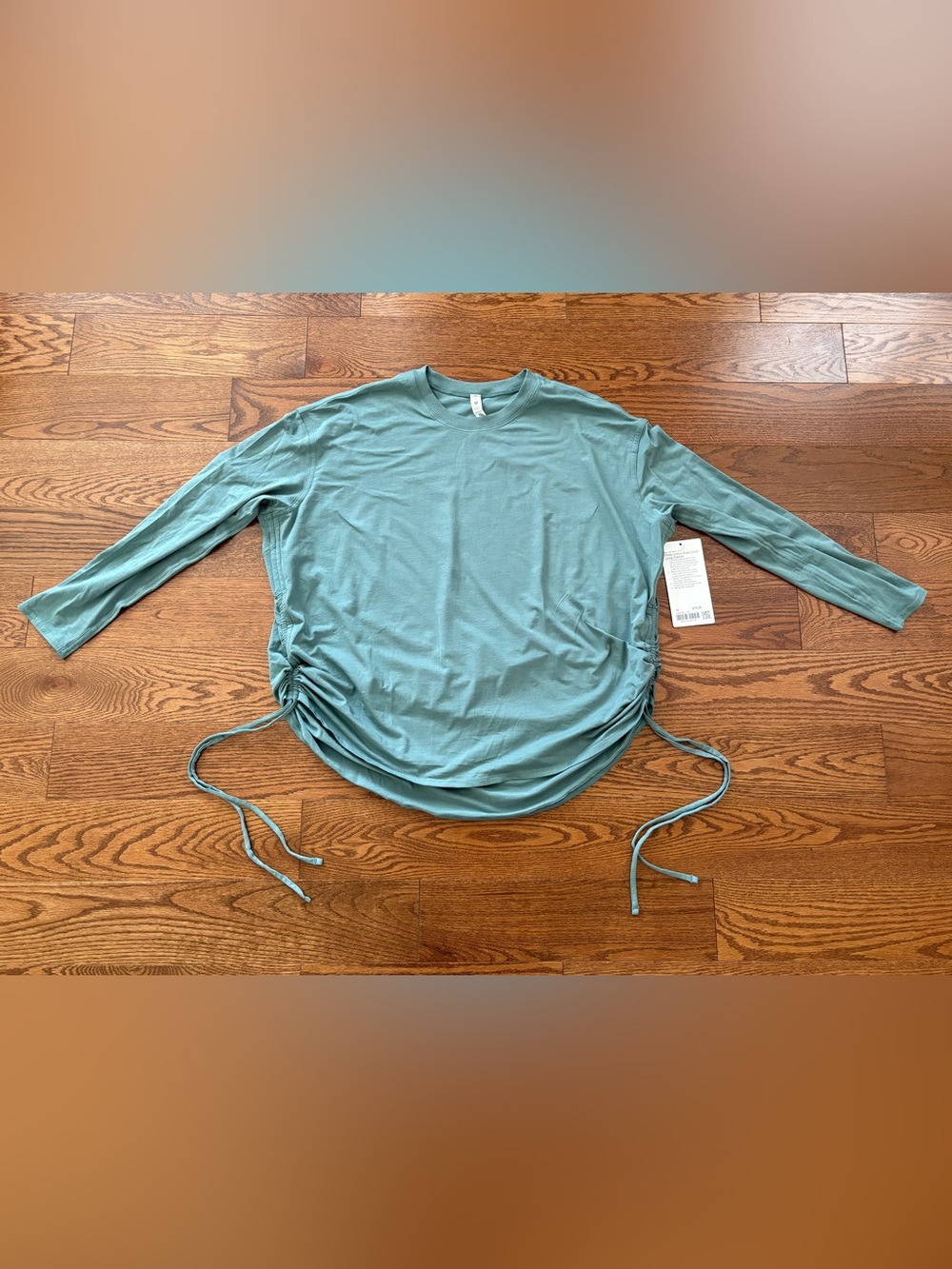 BNWT Lululemon Pima Cotton Side-Cinch Long Sleeve Shirt Sz10